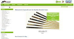 Desktop Screenshot of cuecraft.com